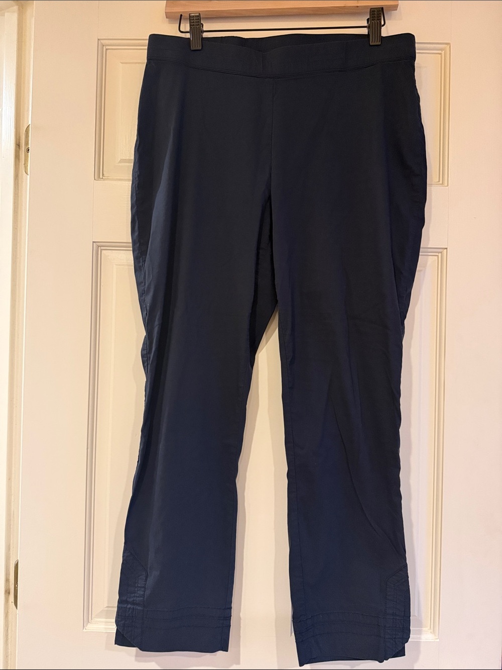 Foil Navy Ankle Pants